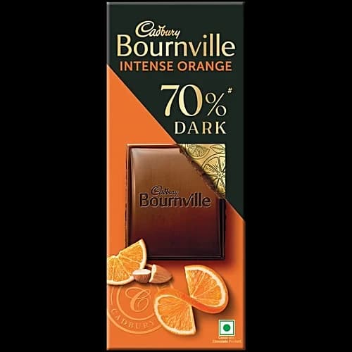 Cadbury Bournville Intense Orange 70% Dark Chocolate 75g