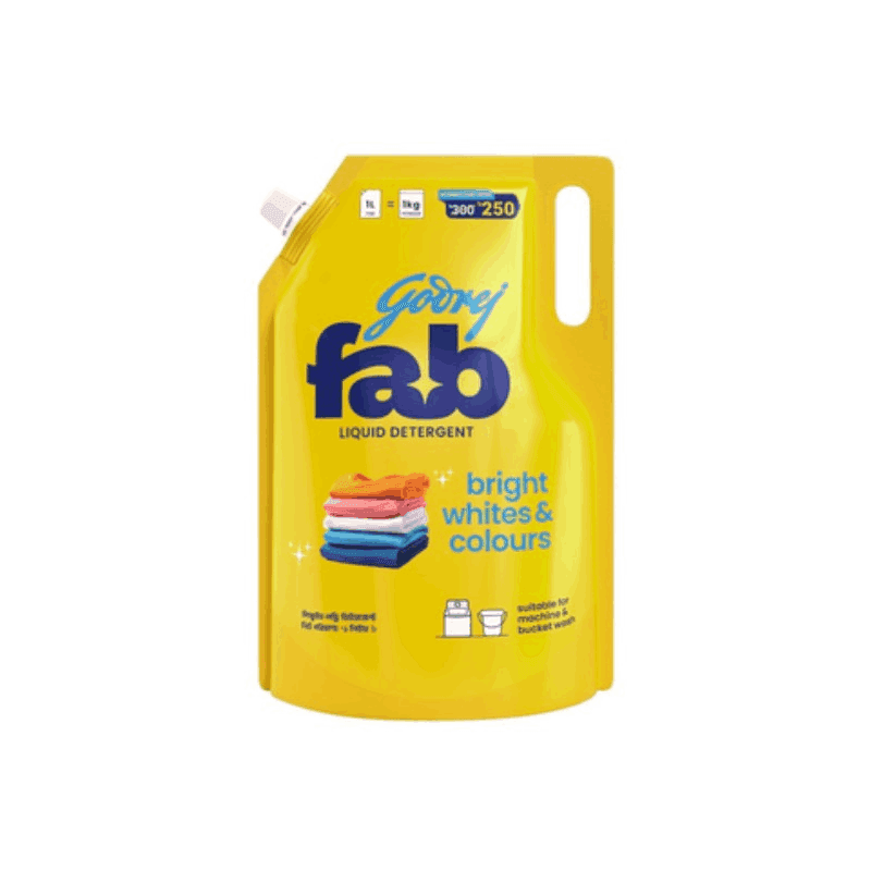 Godrej FAB Liquid Detergent Bright Whites & Colours