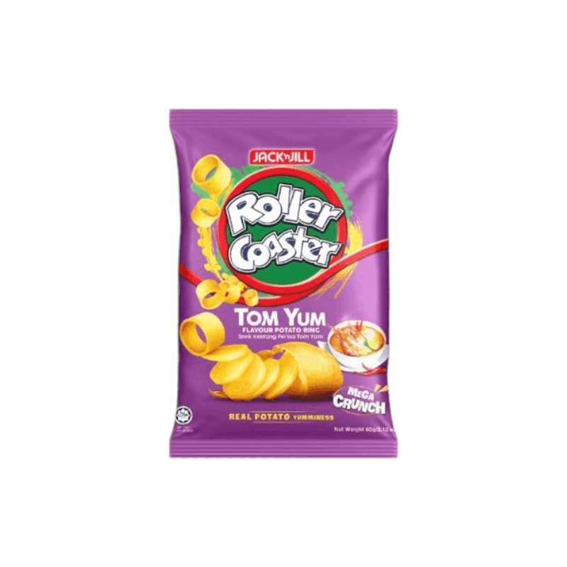 Jack'n Jill Roller Coaster Tom Yum Flv. Potato Ring Chips 60g