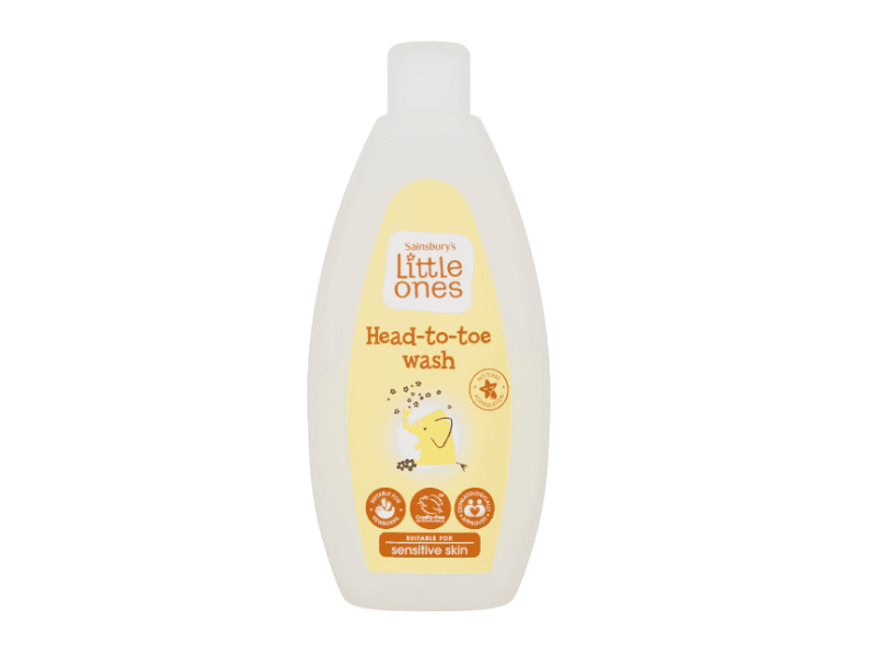 Sainsbury's Little Ones Head-To-Toe Wash for Sensitive Skin 500 ML