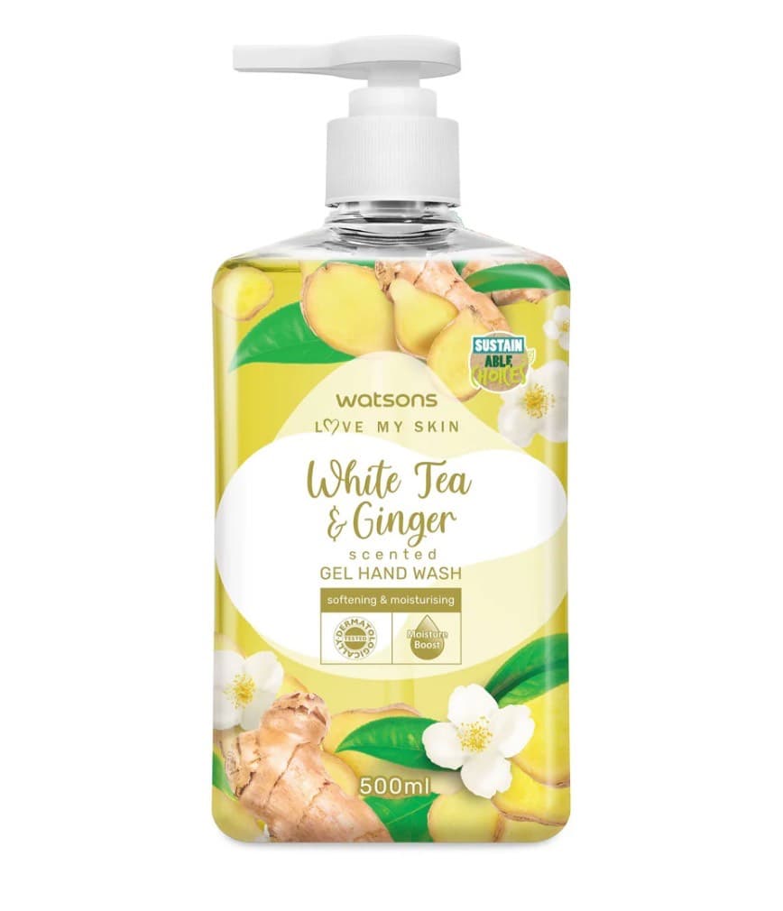 Watsons Hand Wash White Tea & Ginger 500 ML
