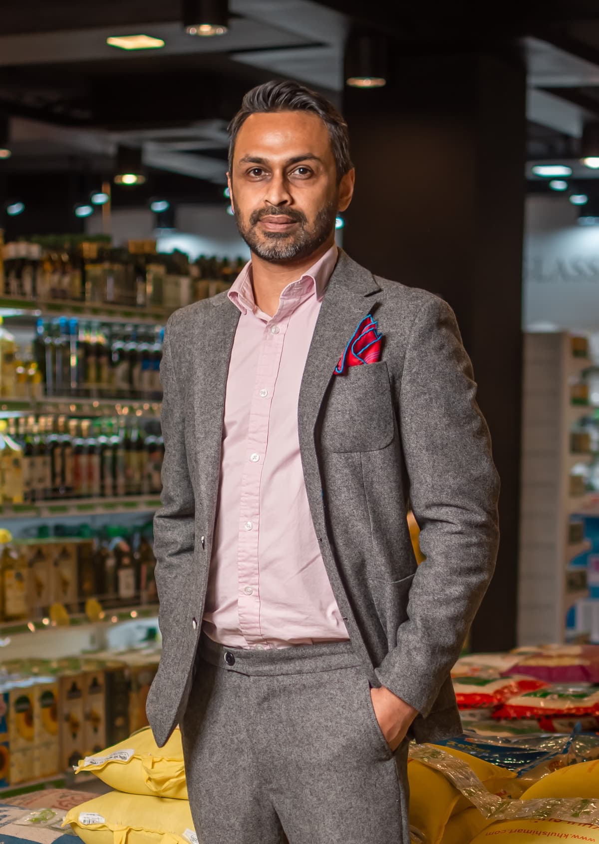 Sarfaraz Ali, CEO & Executive Director of Khulshi Mart, on the shop floor